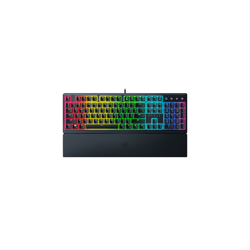 Razer Ornata V3 - US - Low-profile Mecha-membrane RGB Keyboard - Low-profile Keys - Razer Mecha-Membrane Switches - UV-coated Keycaps